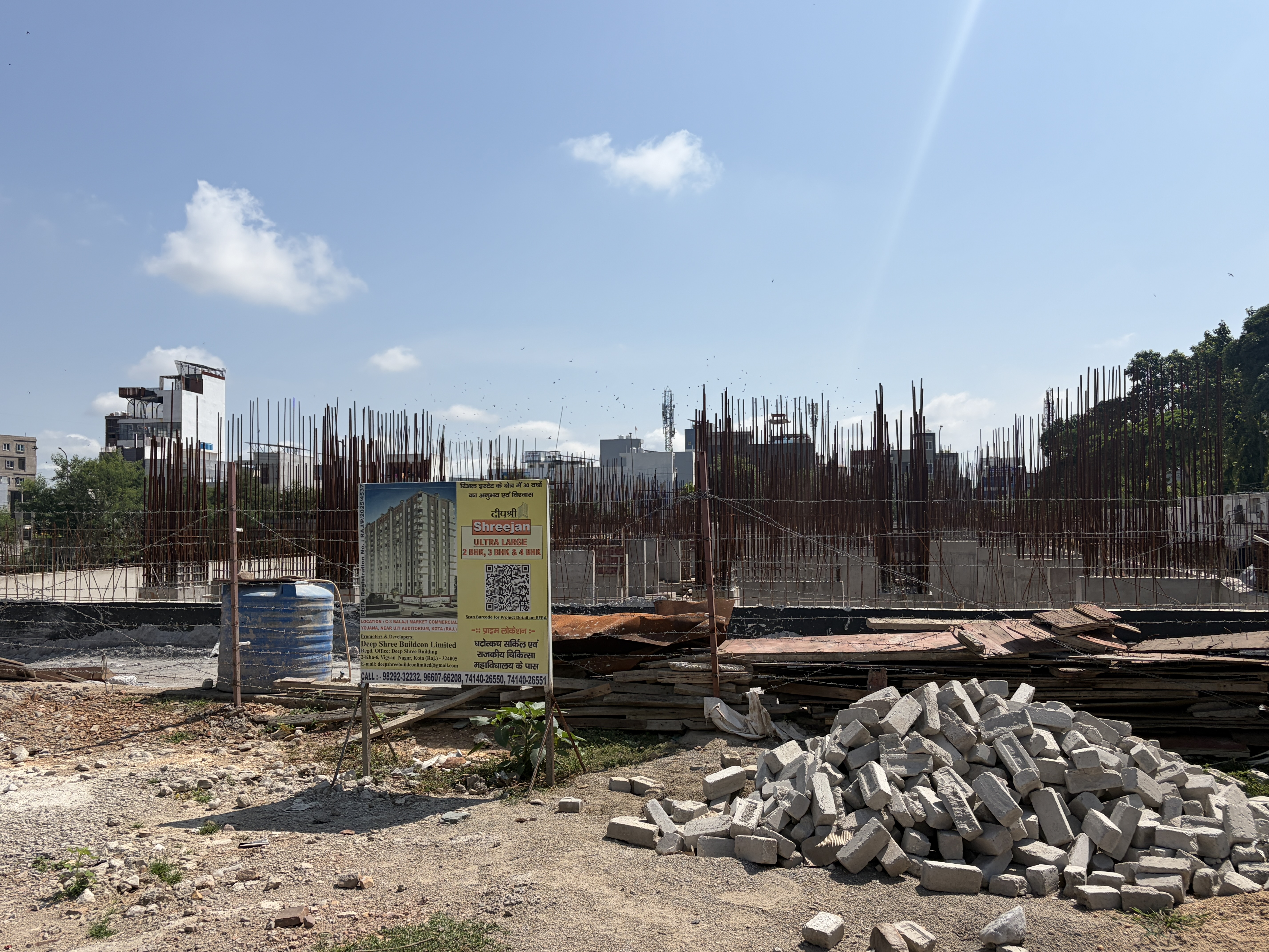 Deep Shree Shreejan construction progress